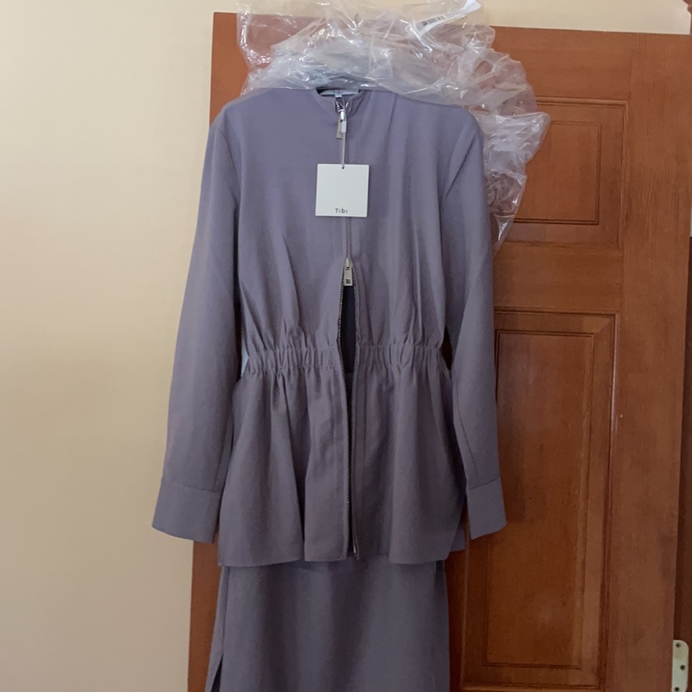 NWT - Tibi Doublelayer Plainweave Dress - Picture 3 of 8